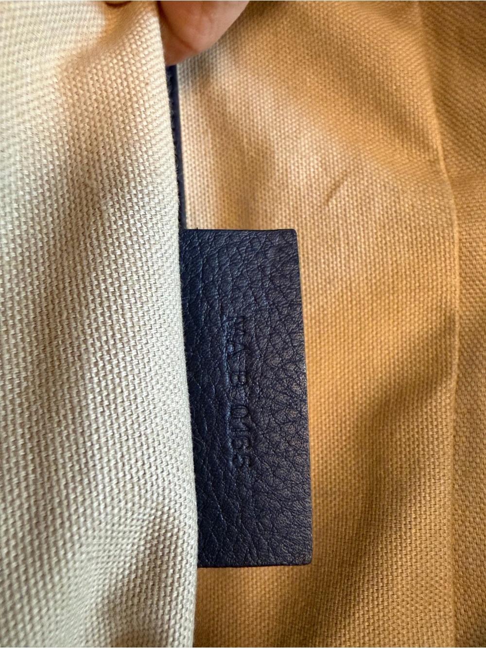 Givenchy Navy Leather Shoulder Tote - Picture 3 of 8